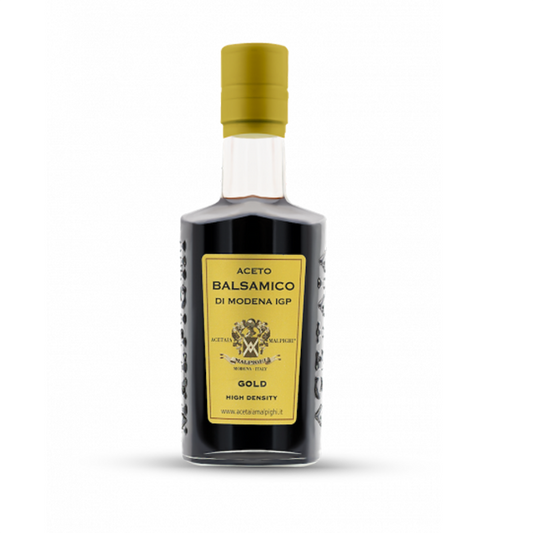 MALPIGHI - BALSAMIC VINEGAR OF MODENA IGP GOLD น้ำส้มสายชูหมักจากน้ำองุ่นแดง