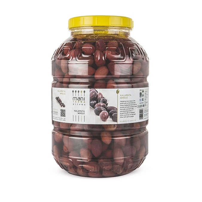 VAL - OLIVE KALAMATA JUMBO WHOLE 3KG (MANITTERA)