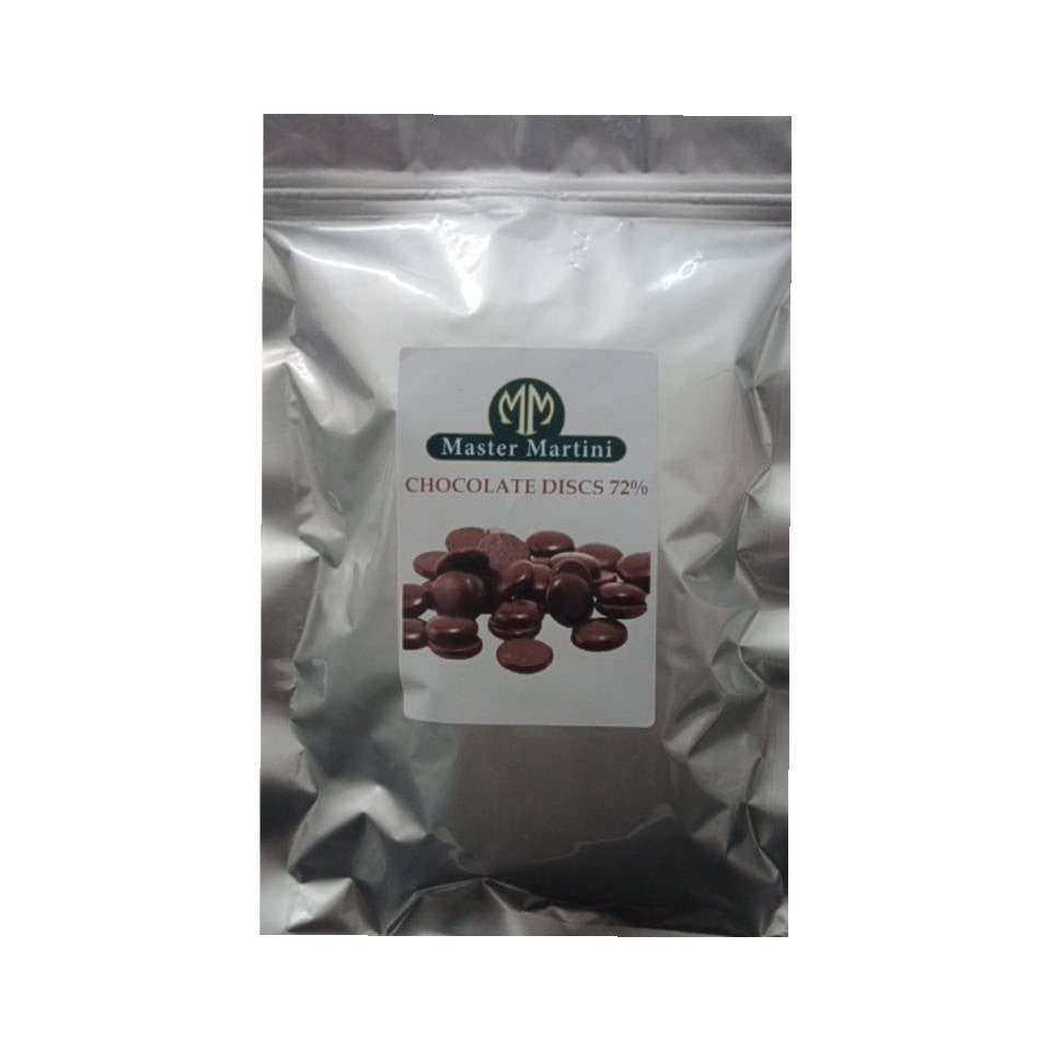 MASTER MARTINI - PURE CHOCOLATE DISCS - 72%