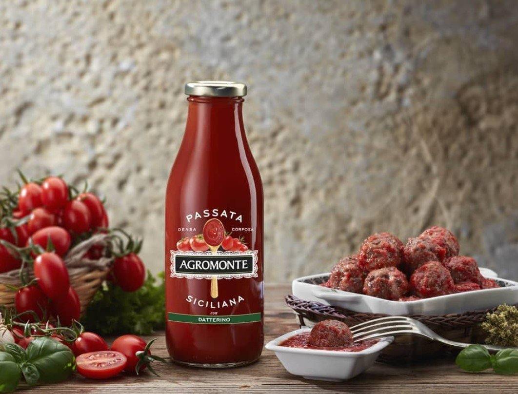AGROMONTE - SAUCE DATTERINO TOMATO PASSATA 520G พาสต้าซอสมะเขือเทศพันธุ์เดทเทอริโน่ - FERRARI THAILAND