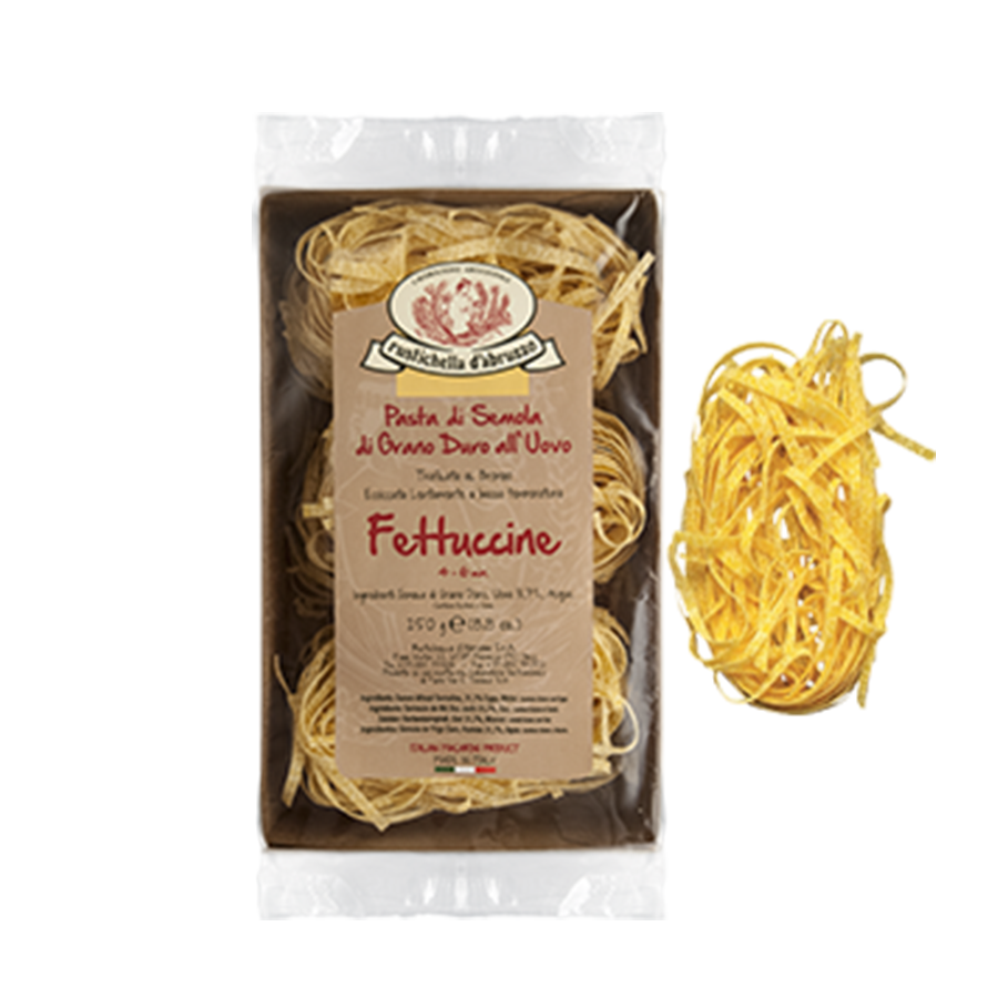 RUSTICHELLA - PASTA EGG FETTUCCINE 250G เฟตตูชินิ (เส้นพาสต้าไข่)
