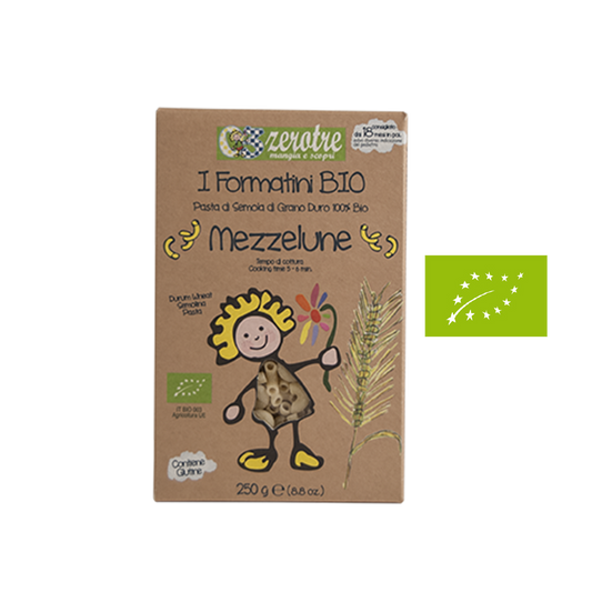 RUSTICHELLA - PASTA ORGANIC MEZZELUNE 250G เมซเซลูเน่ พาสต้า - FERRARI THAILAND