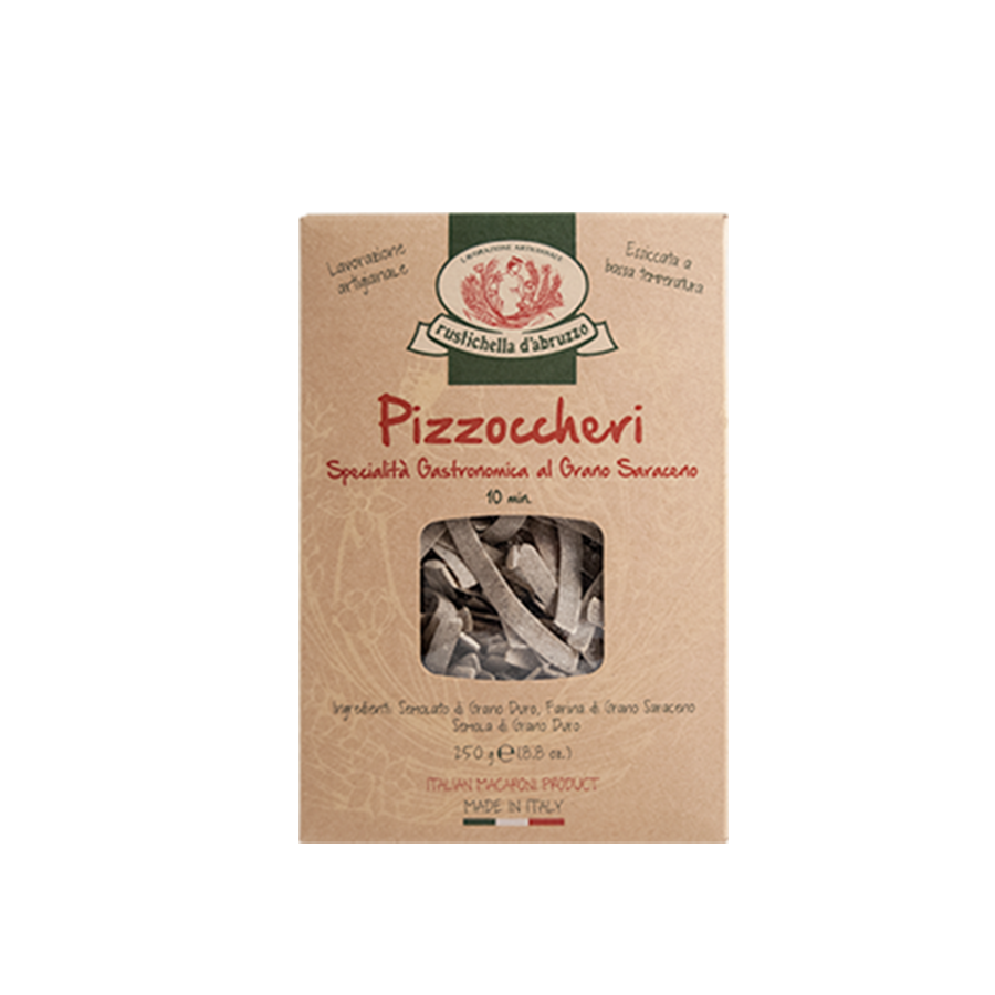 RUSTICHELLA - PASTA CLASSICA PIZZOCCHERI DI GRANO SARACENO 250G ปิซอกเครี พาสต้า - FERRARI THAILAND