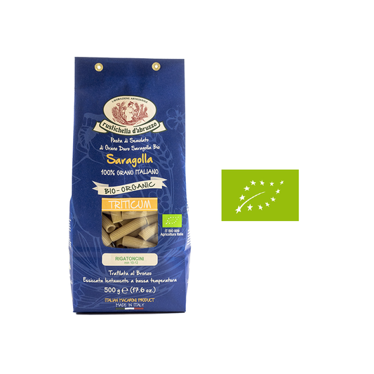 RUSTICHELLA - PASTA ORGANIC SARAGOLLA RIGATONCINI 500G - FERRARI THAILAND