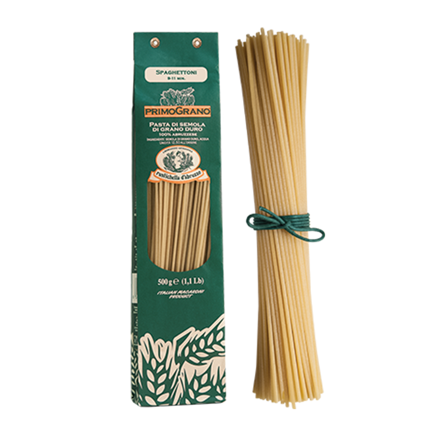RUSTICHELLA - PASTA PRIMOGRANO SPAGHETTONI 500G สปาเก็ตโตนิ (เส้นพาสต้า)
