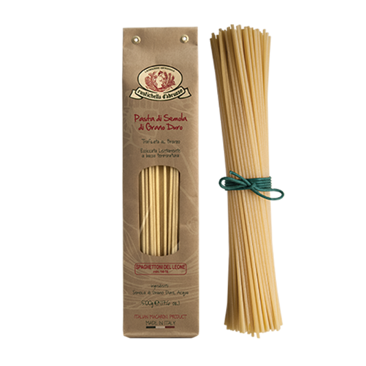 RUSTICHELLA - PASTA CLASSICA SPAGHETTONI DEL LEONE 500G สปาเก็ตโตเน่ เดล เลโอเน่ (เส้นสปาเก็ตตี้) - FERRARI THAILAND