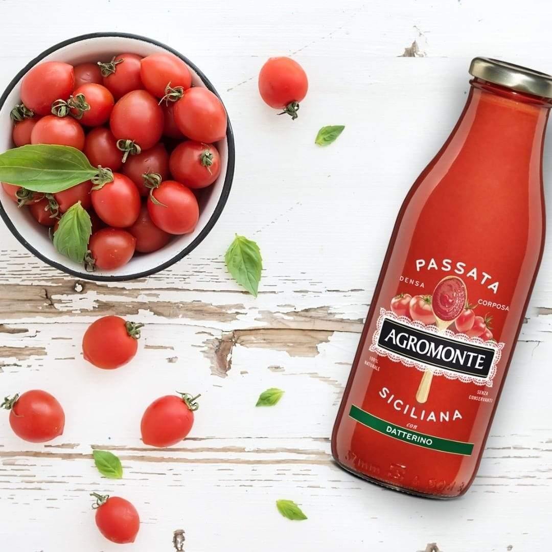 Agromonte Passata of Datterino Tomato! The best sweetness and fragrance tomatoes from Sicily directly to your table! - FERRARI THAILAND