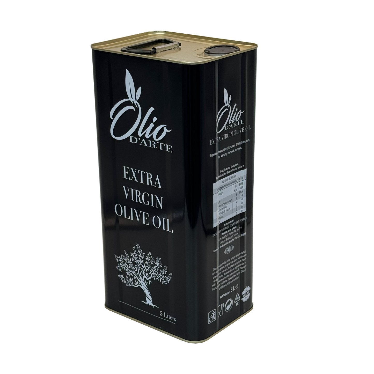 OLIO D'ARTE - EXTRA VIRGIN OLIVE OIL 5L