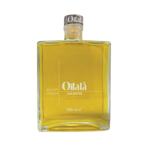 OILALA - EXTRA-VIRGIN OLIVE OIL – MONOVARIETY CORATINA – LIQUID LUXURY – 500ML