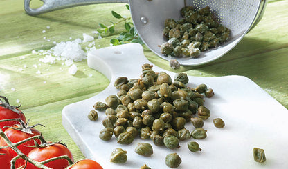 GRECI - CAPERS PANTELLERIA I.G.P. IN SEA SALT 1KG คับเปโร ดิ พันเทเลเรีย (ผลเคเปอร์คลุกเกลือ)