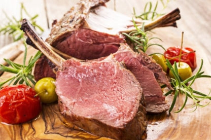 COASTAL LAMB - FRENCHED RACK CAP-OFF (480G-500G)  PRICE PER PC ซี่โครงแกะ นิวซีแลนด์ แช่แข็ง