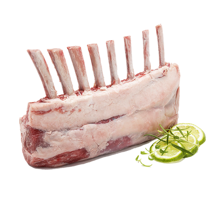 LAMB NZ - COASTAL FRENCHED RACK CAP-OFF (412G-581G)  PRICE PER KG - FERRARI THAILAND