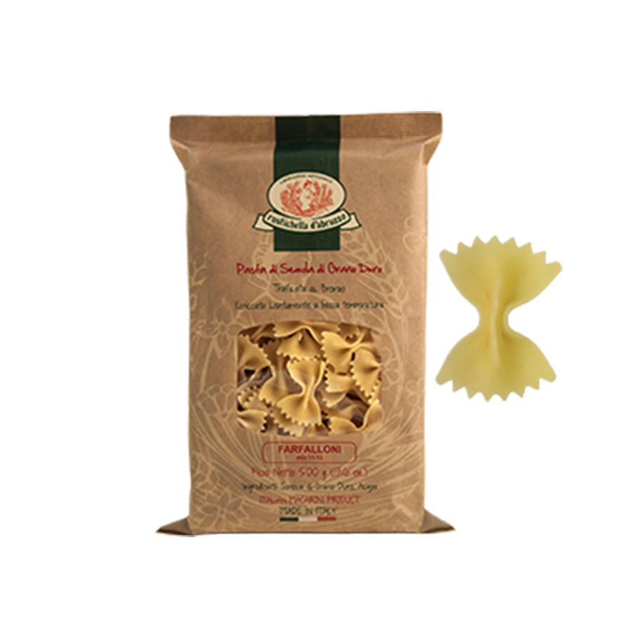 RUSTICHELLA - PASTA CLASSICA FARFALLONI 500G ฟาร์ฟาโลนิ (เส้นพาสต้า) - FERRARI THAILAND