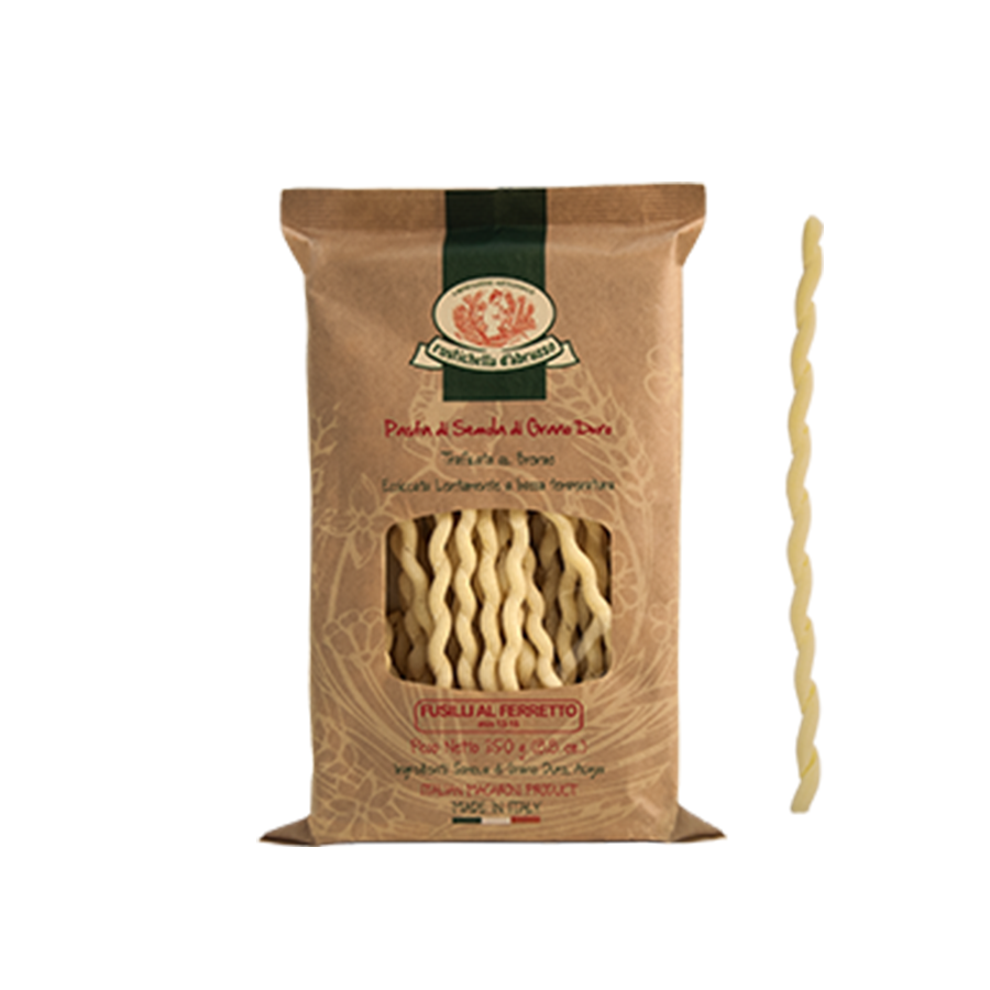 RUSTICHELLA - PASTA CLASSICA FUSILLI AL FERRETTO 250G ฟูซิลี อัล เฟเรตโต (เส้นพาสต้า) - FERRARI THAILAND