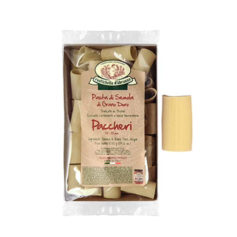 RUSTICHELLA - PASTA CLASSICA PACCHERI 500G ปักเครี่ พาสต้า – FERRARI ...
