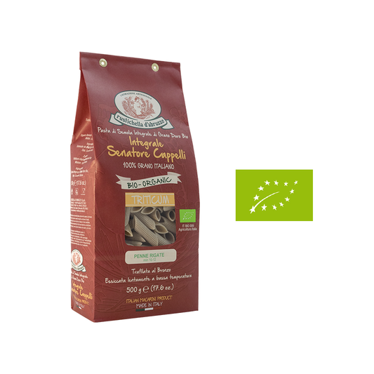 RUSTICHELLA - PASTA ORGANIC INTEGRALE PENNE 500G (WHOLEWHEAT) - FERRARI THAILAND