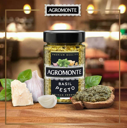 AGROMONTE - SAUCE PESTO GREEN 100G ซอสเพสโต้ - FERRARI THAILAND